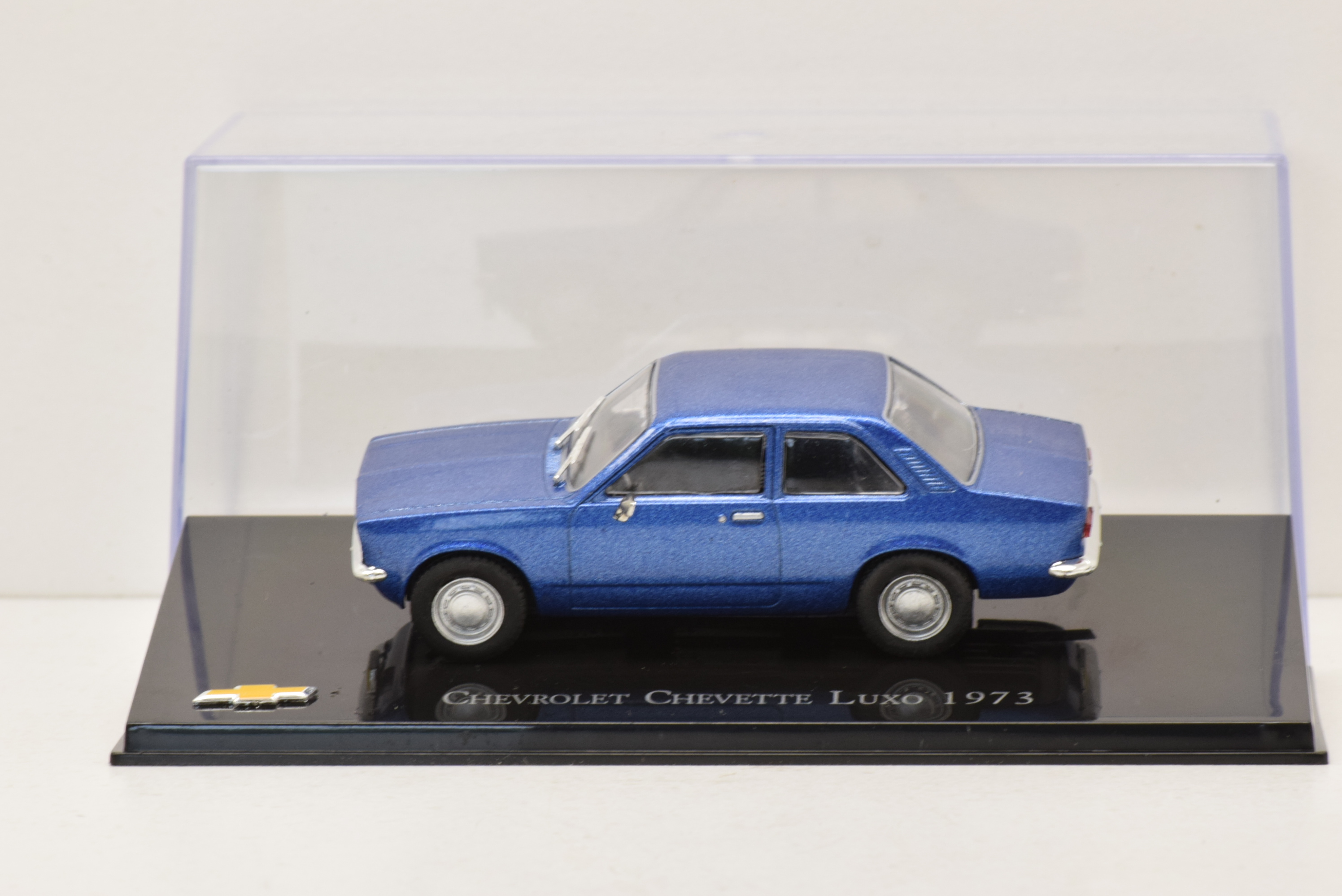1:43 Scale Altaya IXO Chevrolet Chevette Luxo 1973 Diecast Models Toys Car Blue 