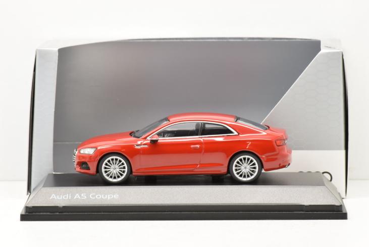 AUDI-A5-COUPE-TANGO-RED-2016-SPARK-1-43-Mariejouetminiatures