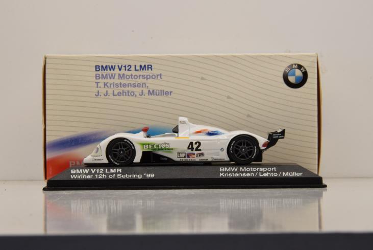 BMW-V12-LMR-42-SEBRING-1999-MINICHAMPS-1-43-MarieJouetMiniatures
