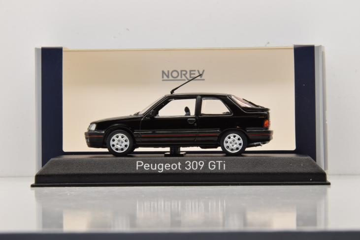 PEUGEOT-309-GTI-1987-BLACK-NOREV-1-43-MarieJouetMiniatures