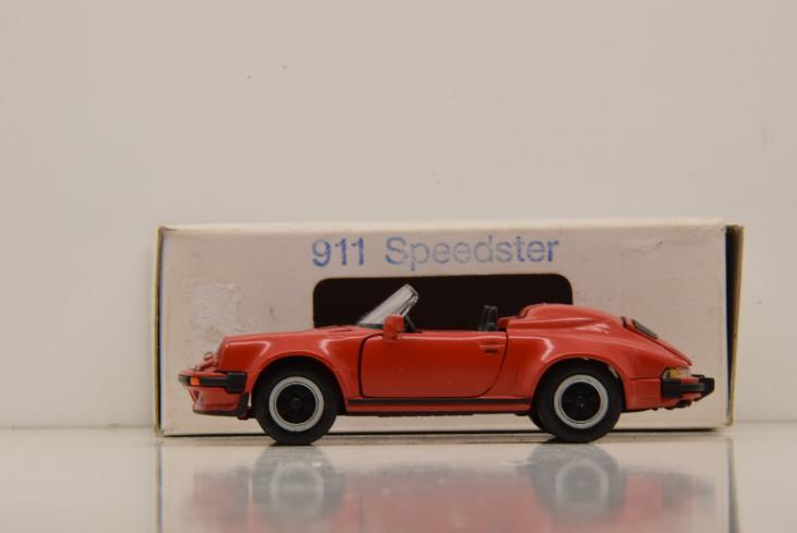 PORSCHE-911-SPEEDSTER-1989-RED-NZG-1-43-MarieJouetMiniatures