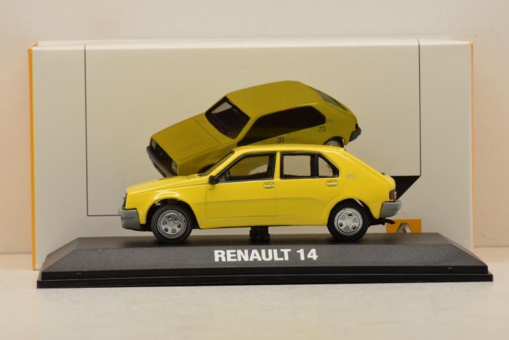 RENAULT-14-GTL-1976-YELLOW-NOREV-1-43-MarieJouetMiniatures